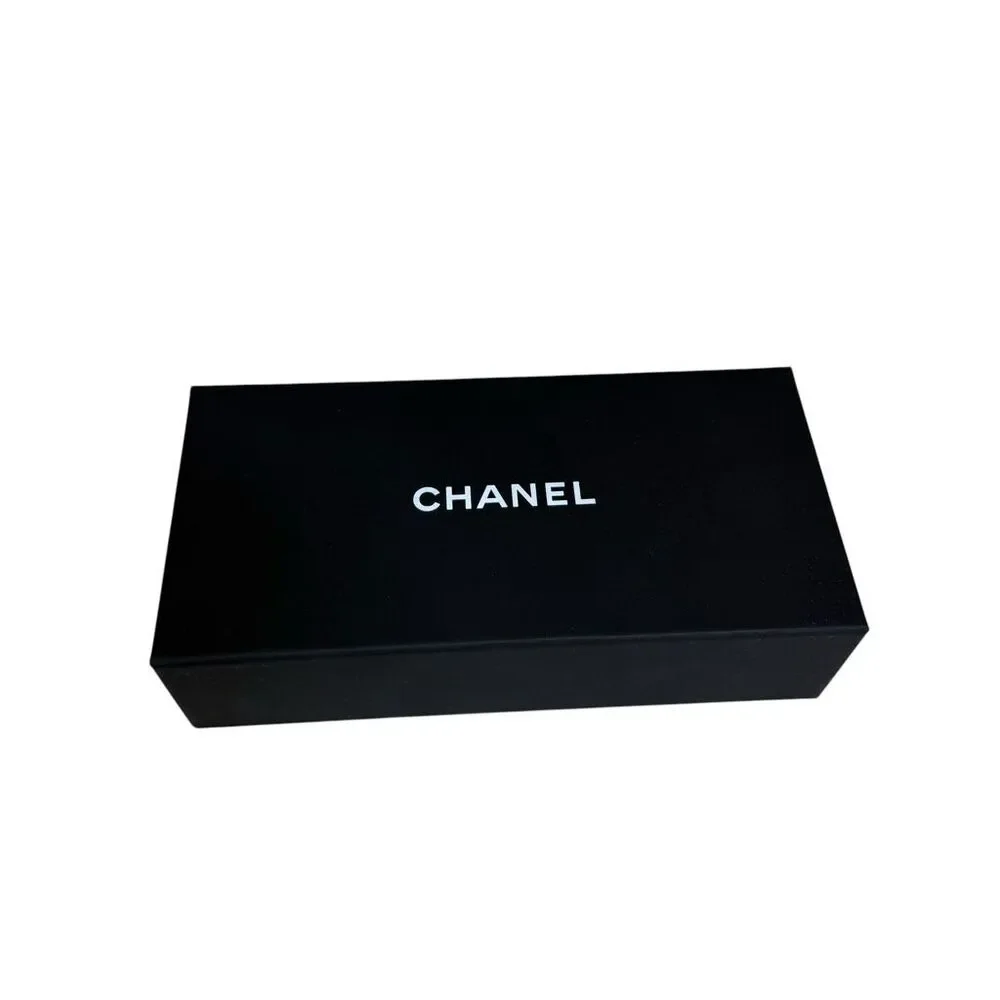 Authentic CHANEL Empty Sunglasses Eyeglasses Box Black Gift Storage